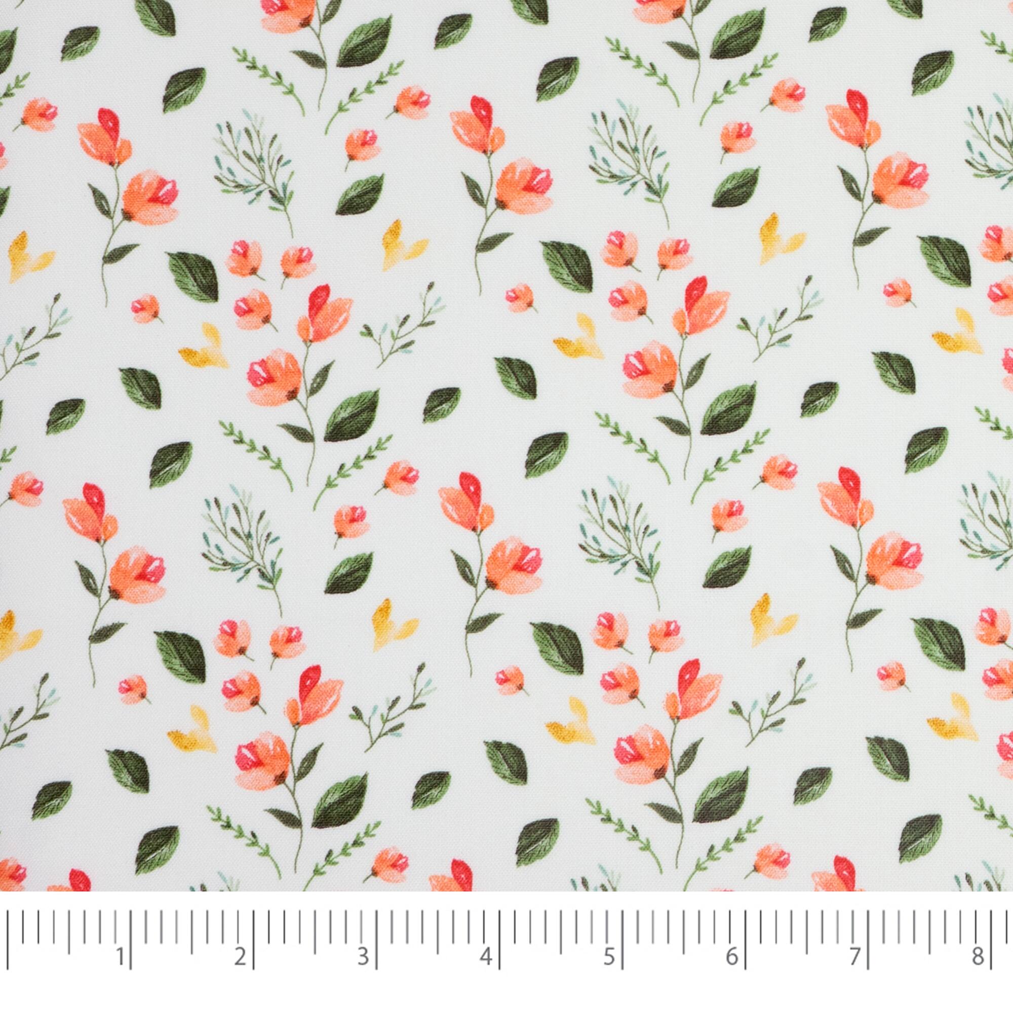 SINGER Denise Palmer Seahorse Floral Cotton Fabric